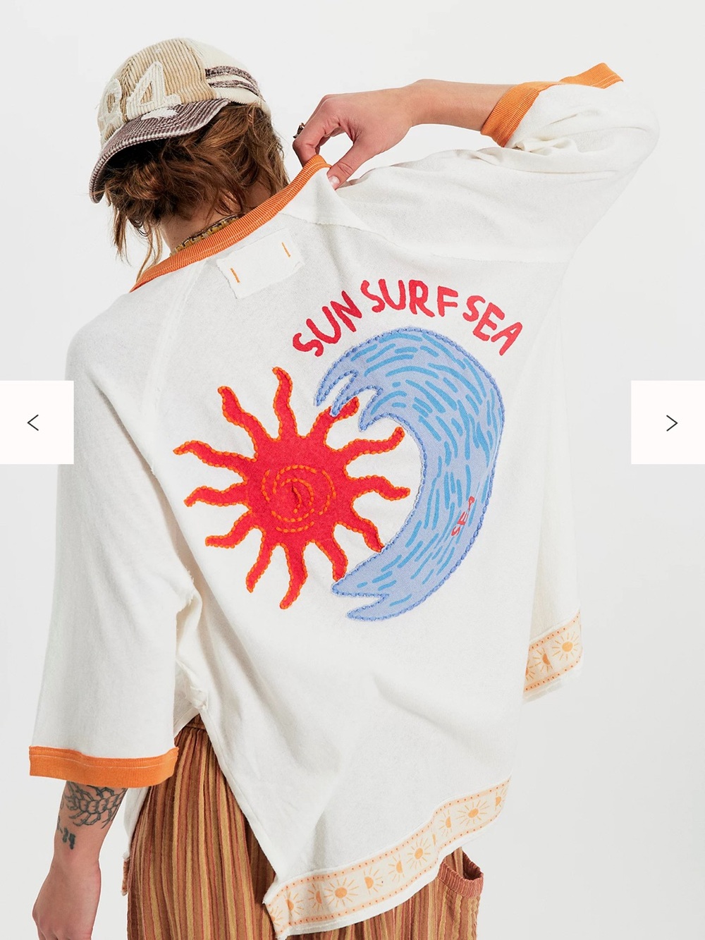 We The Free Giulia Embroidered Ringer Tee - Picture 2 of 7